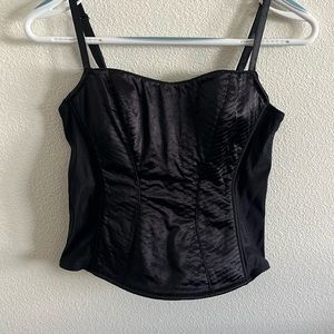 Native Inmates black Corset top